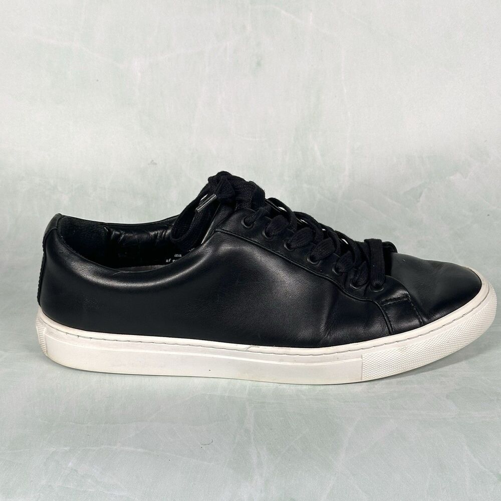 Thursday Shoes Everyday Leather Premium Low Top Sneakers Men's Size 10.5 Black - Picture 10 of 16